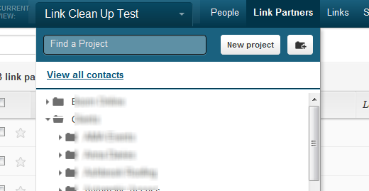 link cleanup in buzzstream