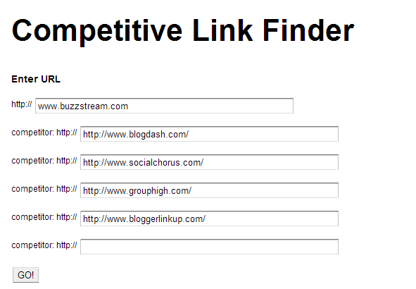 How to Use BuzzStream with the Competitive Link Finder from SEOmoz
