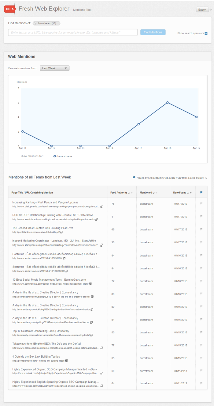 fresh web explorer