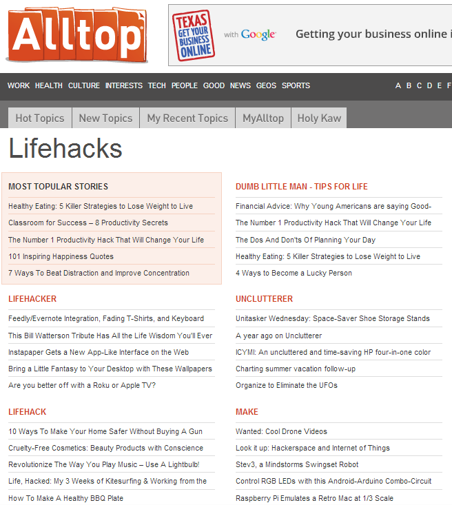 alltop list