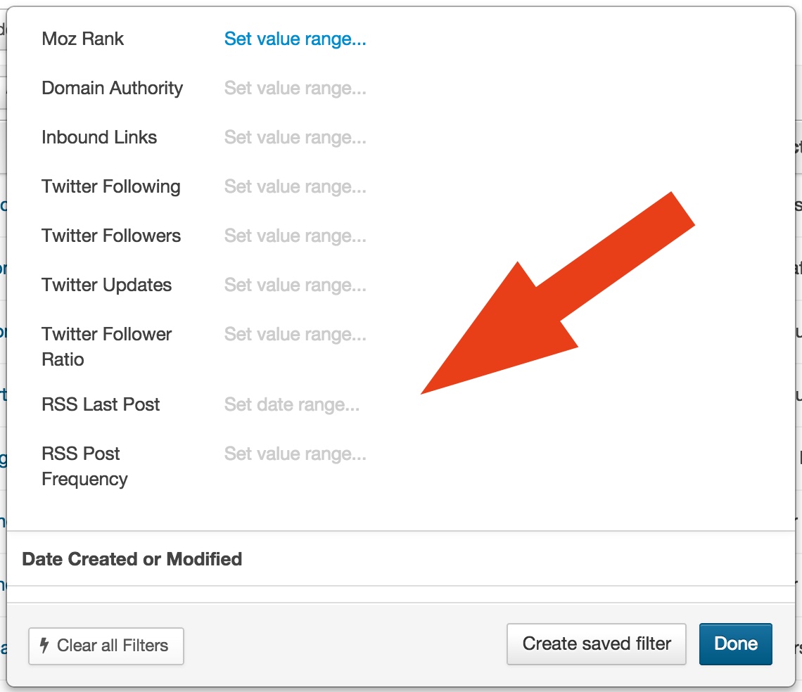 Product Update: Filter by Post Frequency - BuzzStream