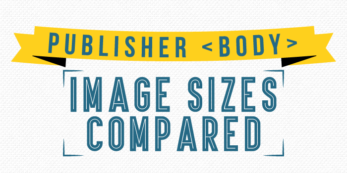 publisher body size compared