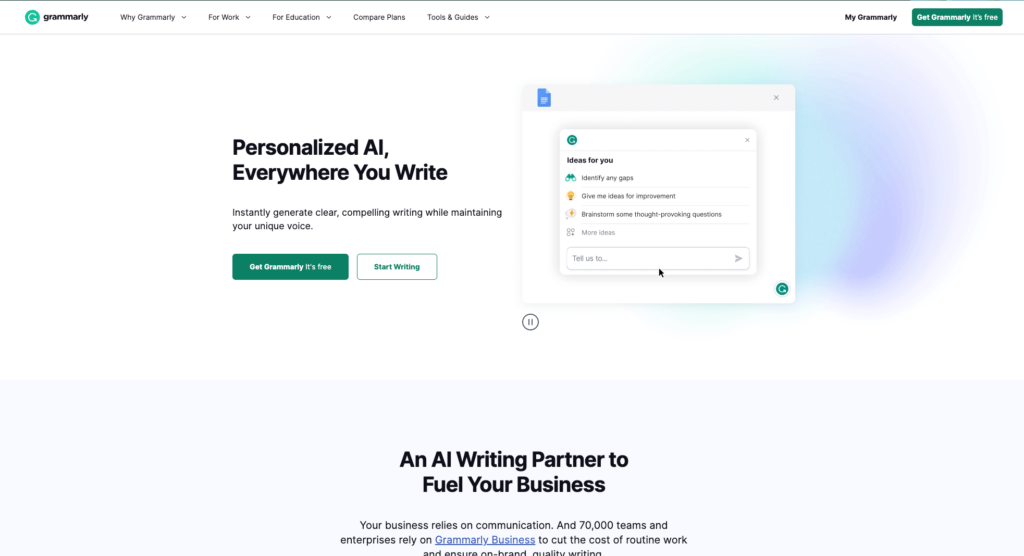 grammarly home