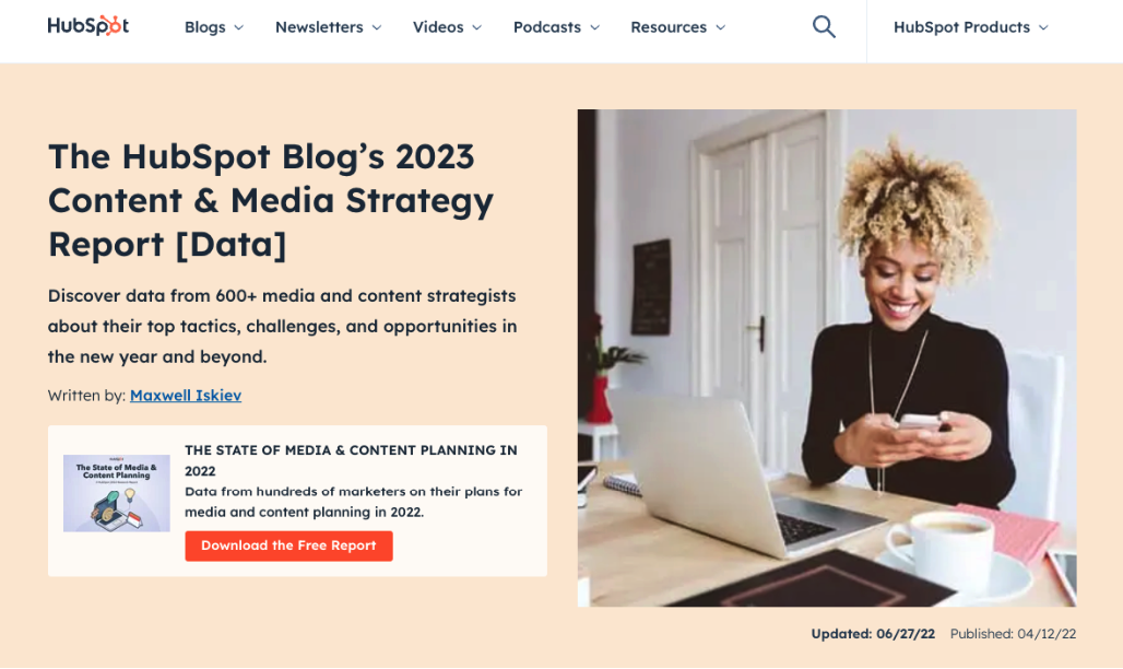 hubspot's report