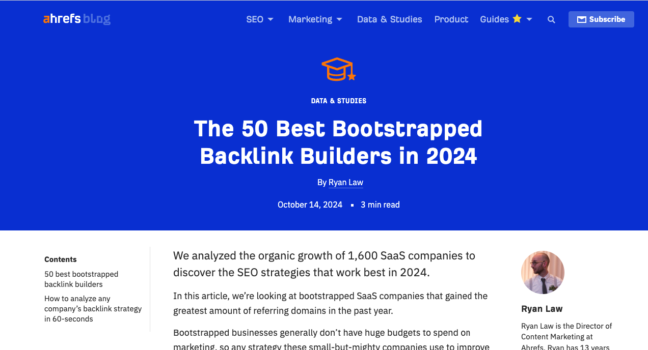 bootstrap sites