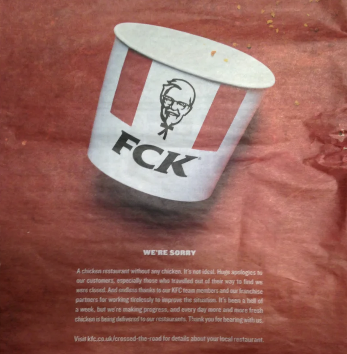KFC's FCK campaign