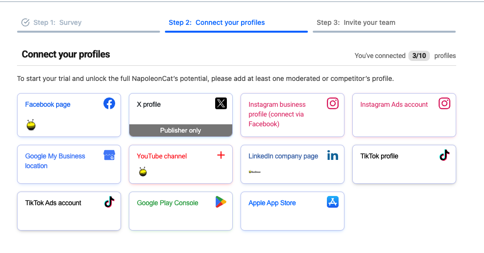 connect profiles
