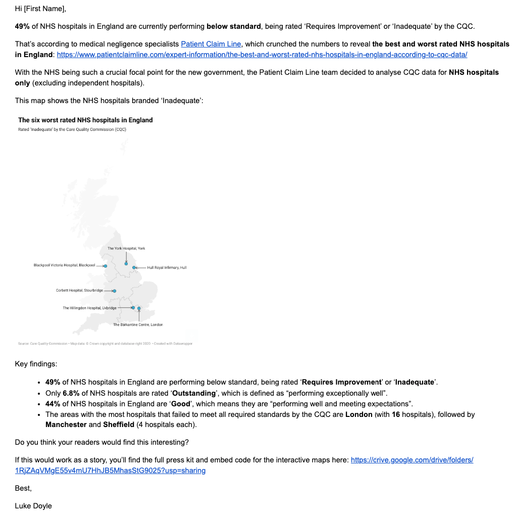 example pitch