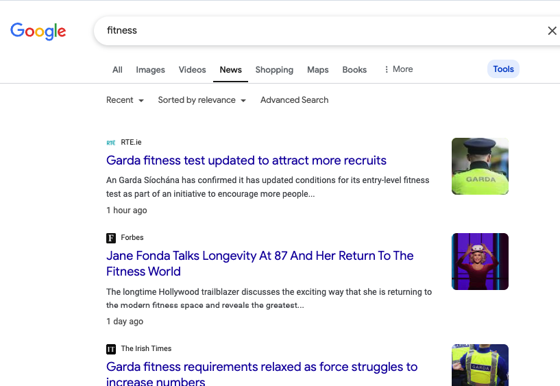 fitness levels