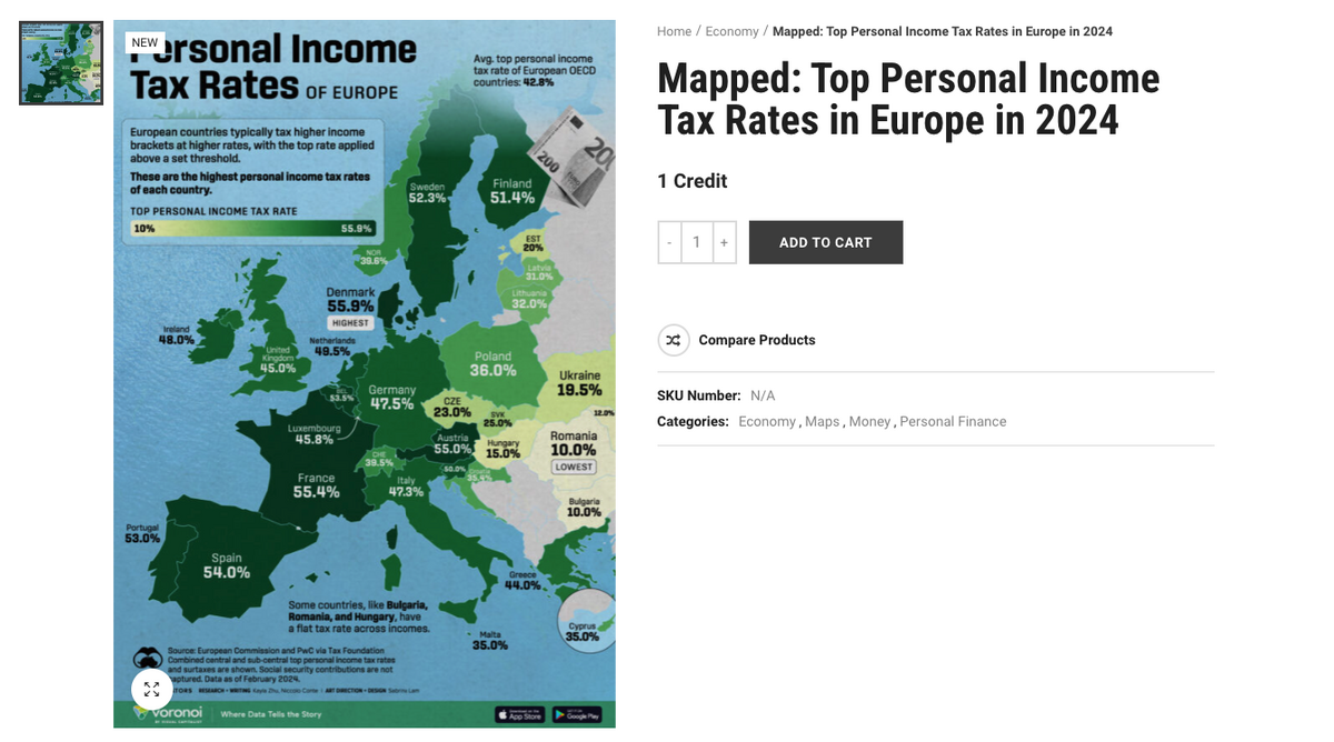 mapped: top personal income rates