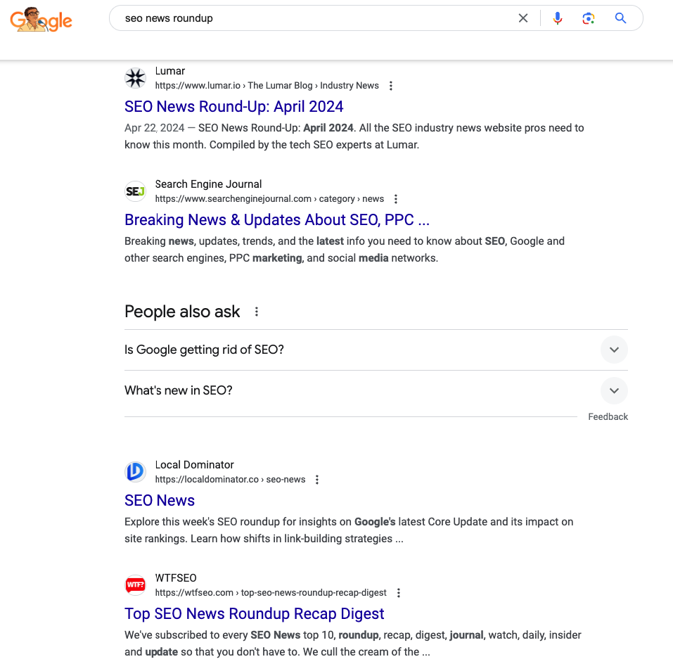 seo news roundup