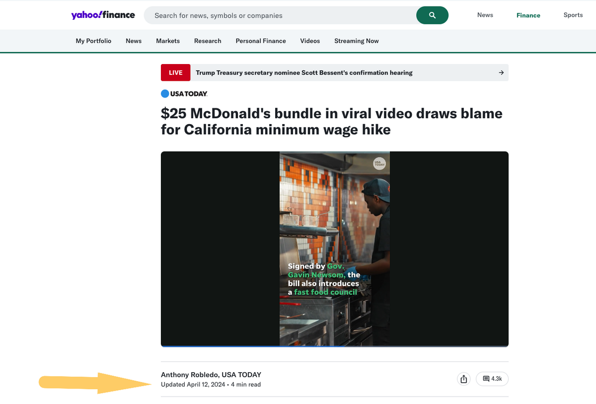 yahoo finance post