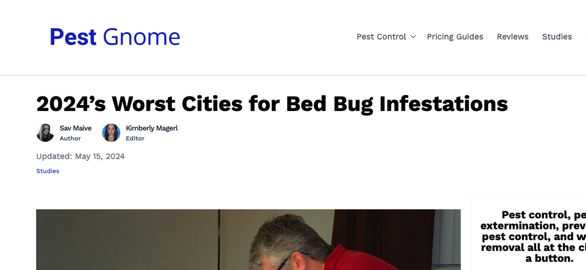 pest gnome worst cities