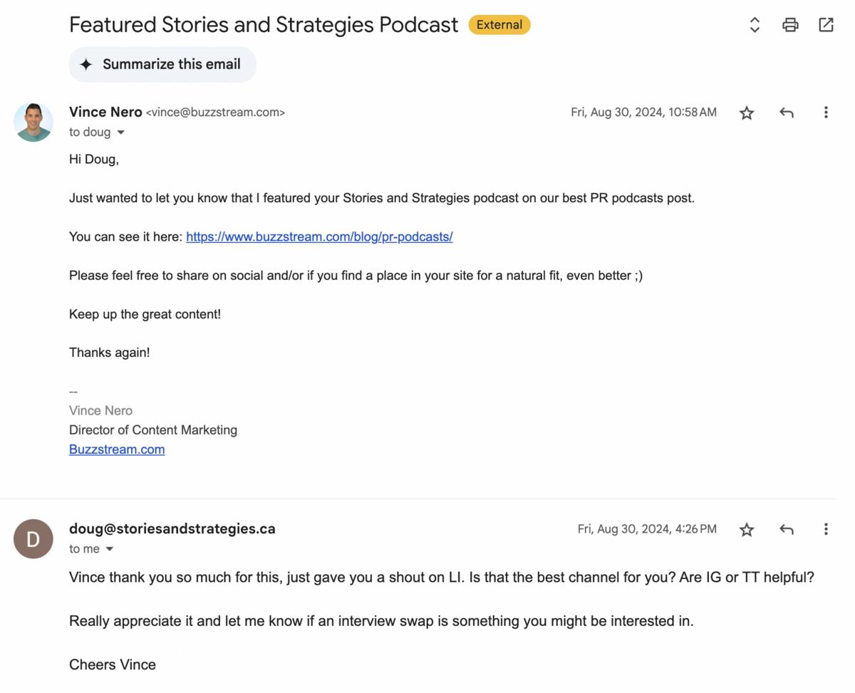 doug podcast