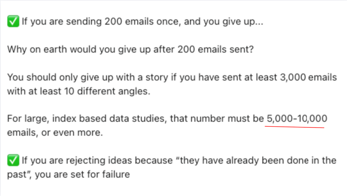 sending 200 emails once and giving up