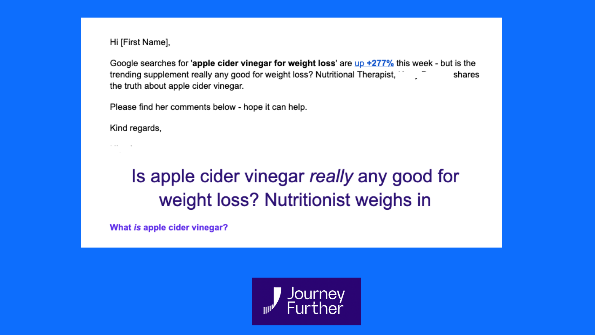 apple cider vinegar used