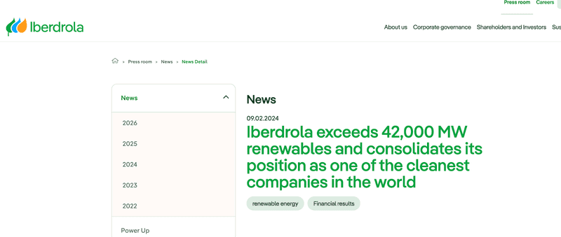 iberdola exceeds 42,000 MW renewables newsroom