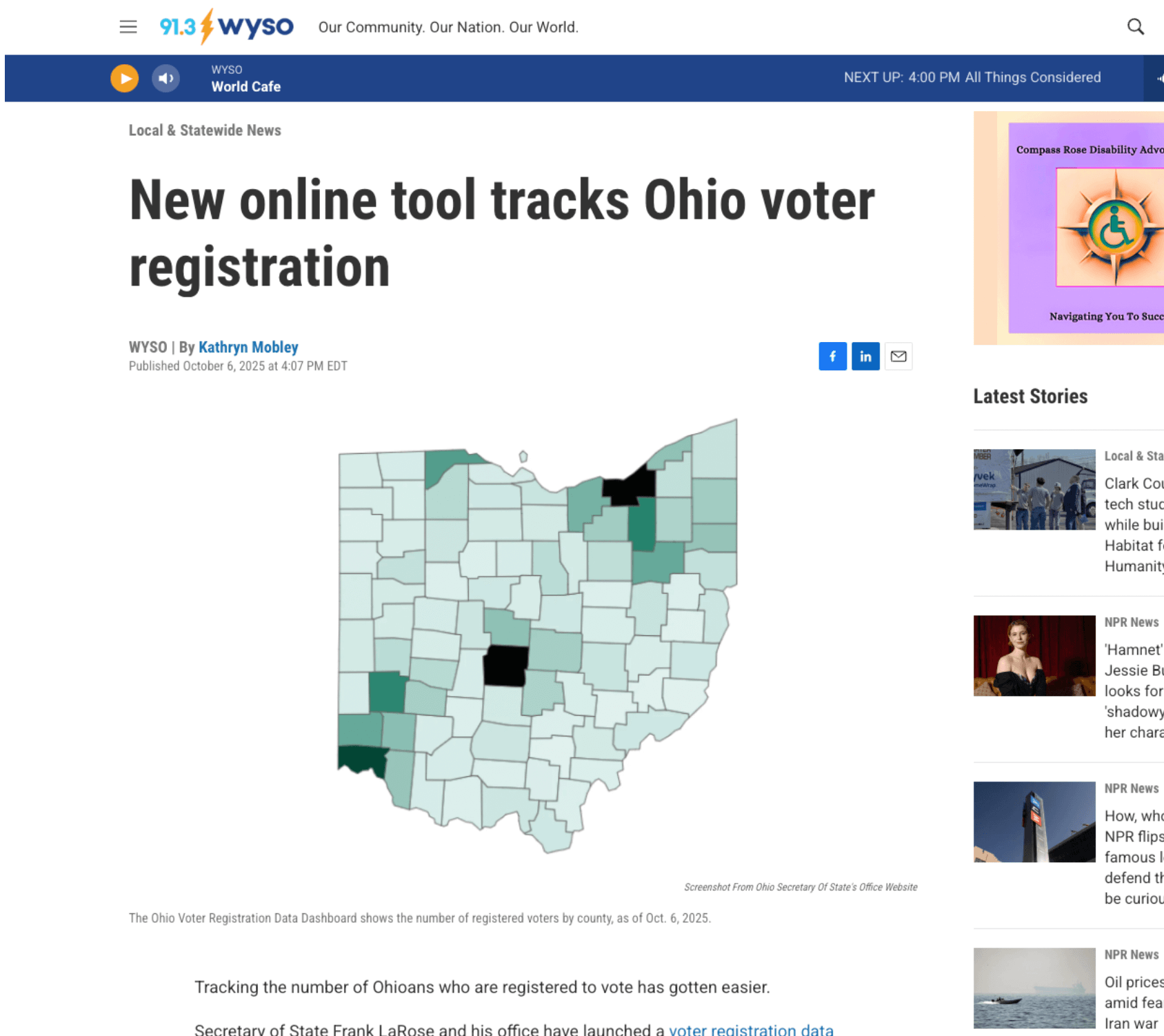 wyso tool used in a news story