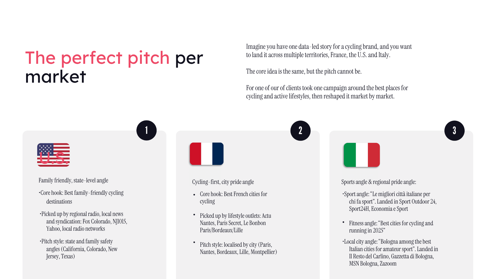 key differences in markets