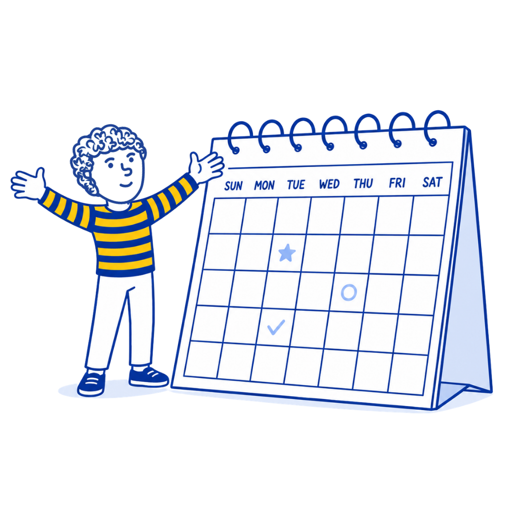 pr calendar