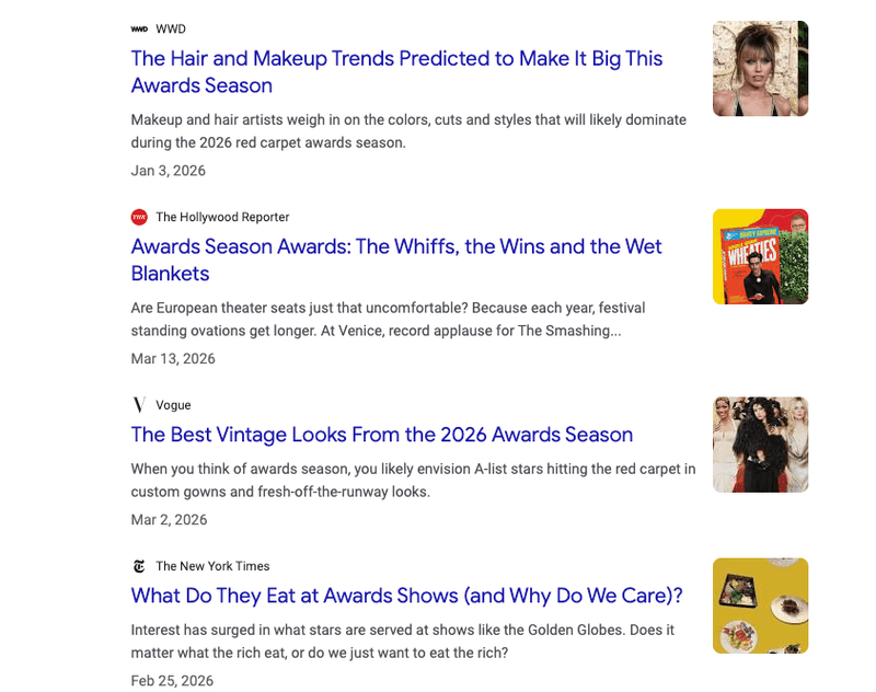 awards season google search