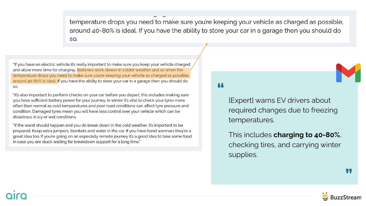 Example of AI misrepresenting expert advice