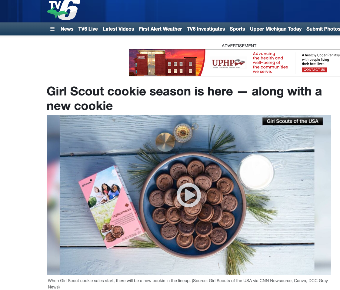 girl scout cookie season is here - along with a new cookie